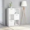 Image de vidaXL Armoire de rangement Blanc 60x29,5x90 cm