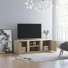 Image de VIDAXL Meuble TV Chêne sonoma