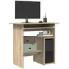 Image de Bureau Moderne vidaXL - Chêne Sonoma