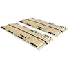 Image de vidaXL Sommiers à lattes 2 pcs 70x200 cm sans matelas