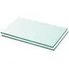 Image de vidaXL Panneaux d'Étagère - Verre Transparent, 2 pièces, 30x12 cm