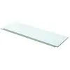 Image de vidaXL Panneaux d'étagère Verre Transparent 60 x 15 cm