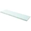 Image de vidaXL Panneaux d'Étagère 2 pcs Verre Transparent - 100x25 cm