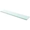 Image de vidaXL Panneaux d'étagère verre - 2 pcs - 110 cm