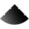 Image de VidaXL Étagères d'Angle 2 pcs Verre Noir