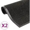 Image de VidaXL Paillassons Noir