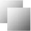 Image de vidaXL Miroirs muraux Carré 2 pcs 60x60 cm