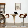 Image de vidaXL Chaises de bar - Crème marron lot de 2