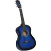 Image de vidaXL Guitare 3/4 Bleu