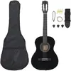 Image de vidaXL Guitare classique 3/4 - Noir