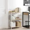 Image de VIDAXL Bibliothèque à 3 niveaux chêne bois ingénierie
