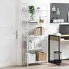 Image de VIDAXL Bibliothèque à 5 niveaux noir bois ingénierie
