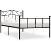Image de vidaXL Cadre de lit avec sommier 90x200 cm - Noir