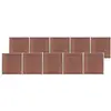 Image de vidaXL Clôture de Jardin WPC - 1737 x 186 cm - Marron