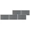Image de vidaXL Clôture de jardin WPC 872x106 cm gris