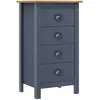 Image de VIDAXL Buffet Hill - Gris et marron miel