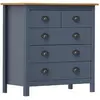 Image de VidaXL Buffet Hill Gris - Bois de pin