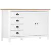 Image de vidaXL Hill Buffet - Blanc