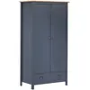 Image de vidaXL Gris Hill 2 portes