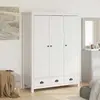Image de vidaXL Garde-robe Hill - Blanc