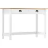 Image de VidaXL Table console Hill - Pin solide