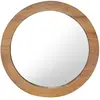 Image de VidaXL Miroir mural rond 60 cm Teck