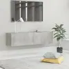Image de vidaXL Meuble TV Gris Béton 120 cm
