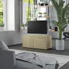 Image de vidaXL Meuble TV - Chêne Sonoma