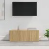 Image de vidaXL Meuble TV - Chêne sonoma 80x34x30 cm
