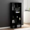 Image de vidaXL Bibliothèque noir 67 cm