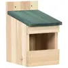 Image de Nichoir bois de sapin vidaXL (x4) Beige 12x16x20 cm 47246
