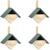 Image de vidaXL Nichoirs 4 pcs Bois de sapin