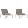 Image de VidaXL Plastique Blanc