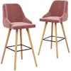 Image de vidaXL Tabourets de bar - Rose