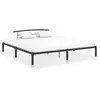 Image de vidaXL Cadre de lit sans matelas noir métal 180x200 cm