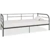 Image de VidaXL 90x200 gris métal