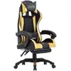 Image de vidaXL Fauteuil de jeu - Doré/Noir