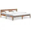 Image de VIDAXL Cadre de lit bois massif 200x200 cm