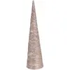 Image de EDM Arbre Cône LED Or 80 cm