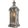 Image de ECD Germany Lanterne LED Noël - Blanc et Beige