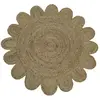 Image de Nos envies déco Tapis jute bord irrégulier - Ø 90 cm - Naturel