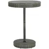Image de vidaXL Table de jardin 75,5x106 cm - Gris