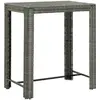 Image de VIDAXL Table de bar de jardin 100x60,5x110,5 cm - Résine tressée