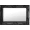 Image de vidaXL Miroir Baroque Noir 60x40 cm