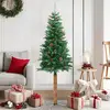 Image de vidaXL Sapin de Noël mince 150 cm
