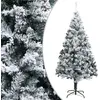 Image de VIDAXL Sapin de Noël floqué 180 cm - Vert