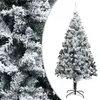 Image de vidaXL Sapin de Noël enneigé 240 cm PVC