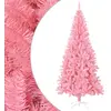 Image de VIDAXL Sapin de Noël rose 210 cm PVC