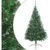 Image de vidaXL Arbre de Noël artificiel moitié 210 cm