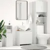 Image de VIDAXL Armoire de salle de bain - Blanc brillant